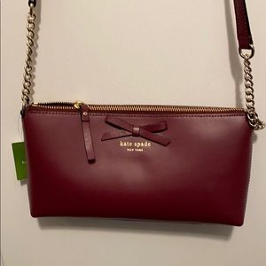 Kate Spade maroon crossbody